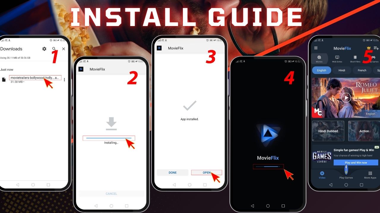 How to Download & Install Movieflix APK For Android